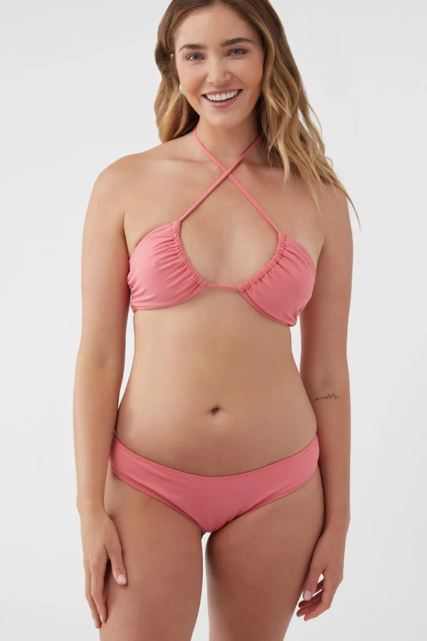 O’Neill Halter^SALTWATER SOLIDS EMBRY MULTI-WAY TRI TOP CORAL