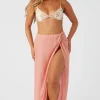 O’Neill Cover-Ups^SALTWATER SOLIDS HANALEI MAXI SKIRT COVER-UP CANYON CLAY