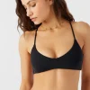 O’Neill Bralette^SALTWATER SOLIDS HUNTINGTON BRALETTE TOP BLACK