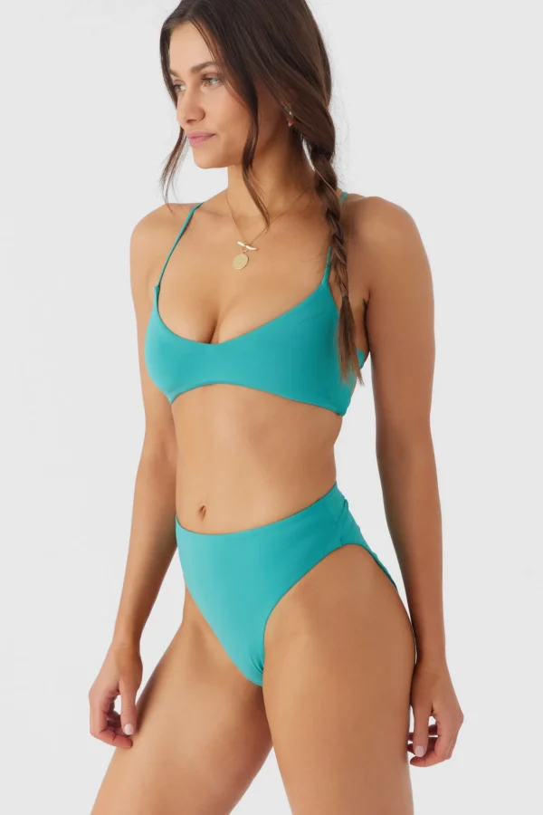 O’Neill Bikini Tops^SALTWATER SOLIDS HUNTINGTON BRALETTE TOP LATIGO BAY