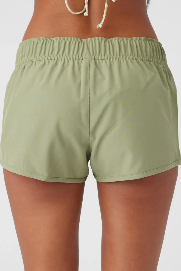 O’Neill Boardshorts^SALTWATER SOLIDS LANEY 2" STRETCH BOARDSHORTS OIL GREEN