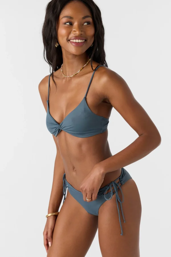 O’Neill D/Dd Cup | Bralette^SALTWATER SOLIDS MALIBU TWIST BRALETTE TOP SLATE