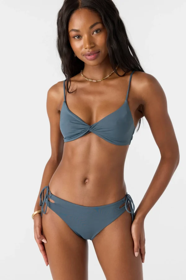 O’Neill D/Dd Cup | Bralette^SALTWATER SOLIDS MALIBU TWIST BRALETTE TOP SLATE