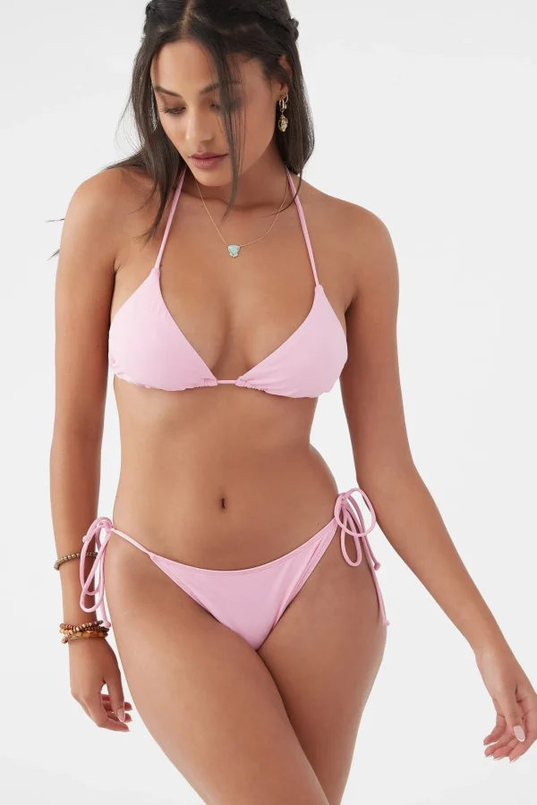 O’Neill Medium | Bikini Bottoms^SALTWATER SOLIDS MARACAS TIE SIDE BOTTOMS PRISM PINK