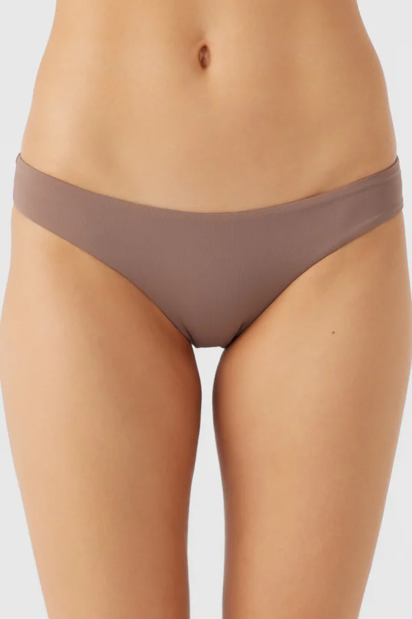 O’Neill Cheeky | Bikini Bottoms^SALTWATER SOLIDS MATIRA HIPSTER CHEEKY BOTTOMS DEEP TAUPE