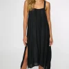 O’Neill Cover-Ups^SALTWATER SOLIDS MIRANDA DRESS COVER-UP BLACK