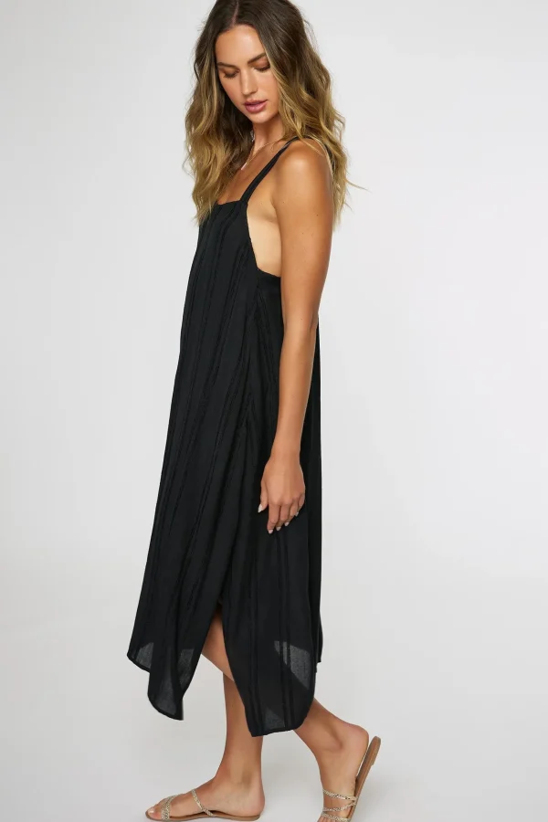 O’Neill Cover-Ups^SALTWATER SOLIDS MIRANDA DRESS COVER-UP BLACK