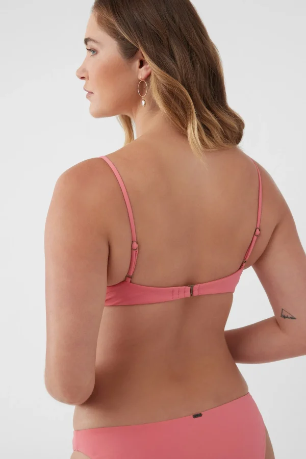 O’Neill Bralette | Bikini Tops^SALTWATER SOLIDS PISMO BRALETTE TOP CORAL