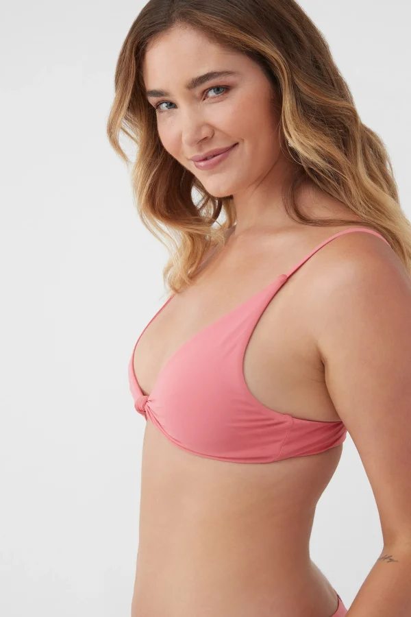 O’Neill Bralette | Bikini Tops^SALTWATER SOLIDS PISMO BRALETTE TOP CORAL