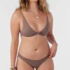 O’Neill D/Dd Cup | Bralette^SALTWATER SOLIDS PISMO TALL TRI BRALETTE TOP DEEP TAUPE