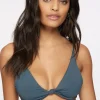 O’Neill D/Dd Cup | Bralette^SALTWATER SOLIDS PISMO TALL TRI BRALETTE TOP SLATE