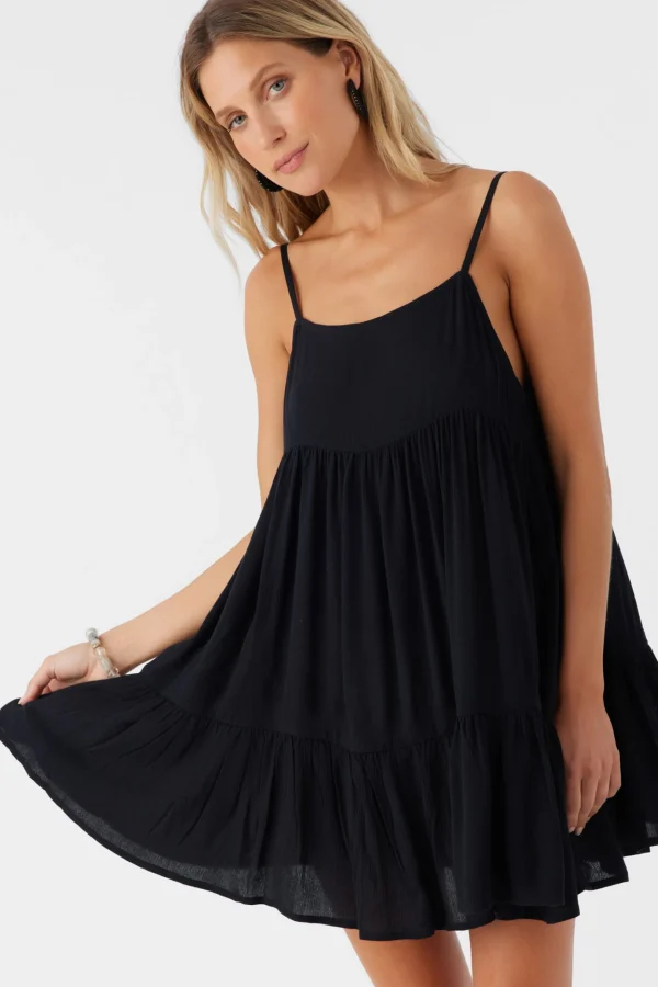 O’Neill Cover-Ups^SALTWATER SOLIDS RILEE SWIM COVER-UP DRESS BLACK