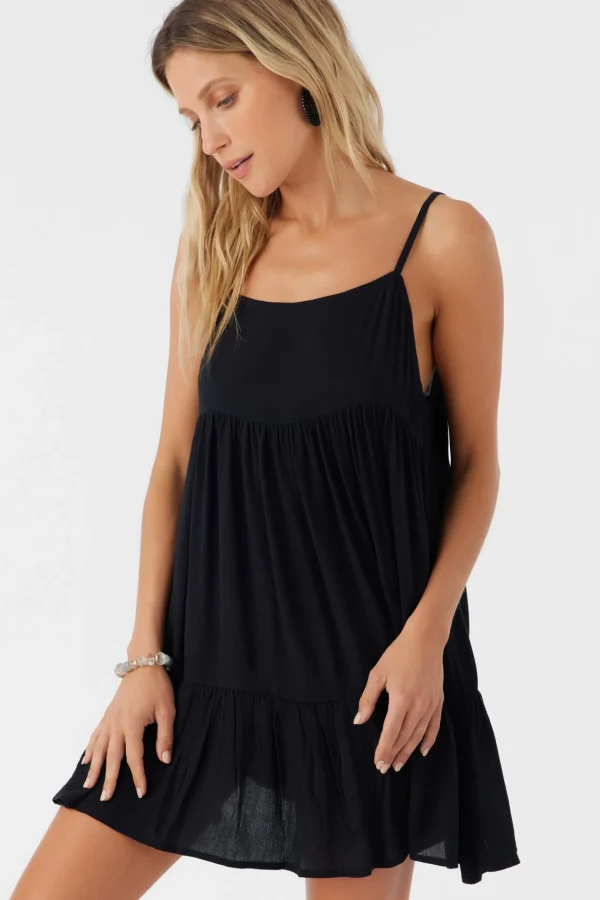 O’Neill Cover-Ups^SALTWATER SOLIDS RILEE SWIM COVER-UP DRESS BLACK