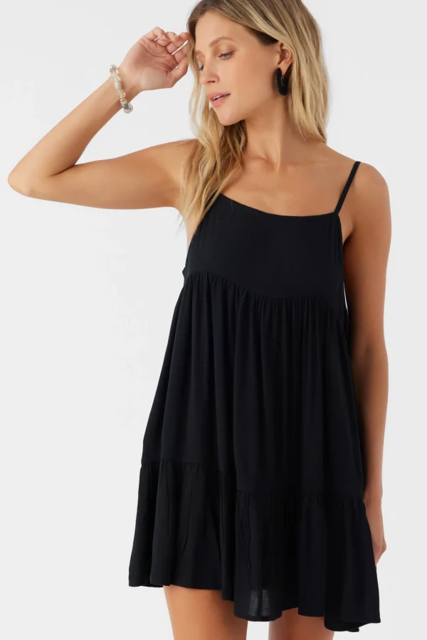 O’Neill Cover-Ups^SALTWATER SOLIDS RILEE SWIM COVER-UP DRESS BLACK