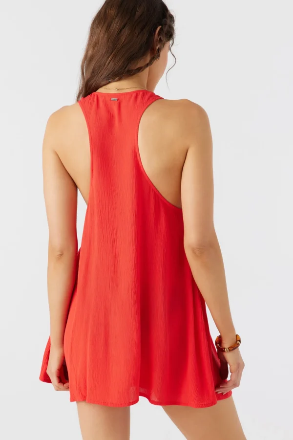 O’Neill Cover-Ups^SALTWATER SOLIDS SARAH TUNIC SWIM COVER-UP BITTERSWEET