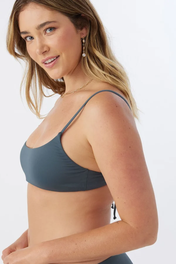 O’Neill Bralette | Bikini Tops^SALTWATER SOLIDS SURFSIDE BRALETTE TOP SLATE