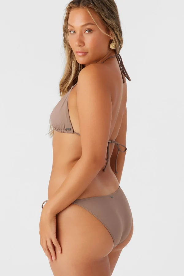 O’Neill Halter | Triangle^SALTWATER SOLIDS VENICE TRIANGLE TOP DEEP TAUPE