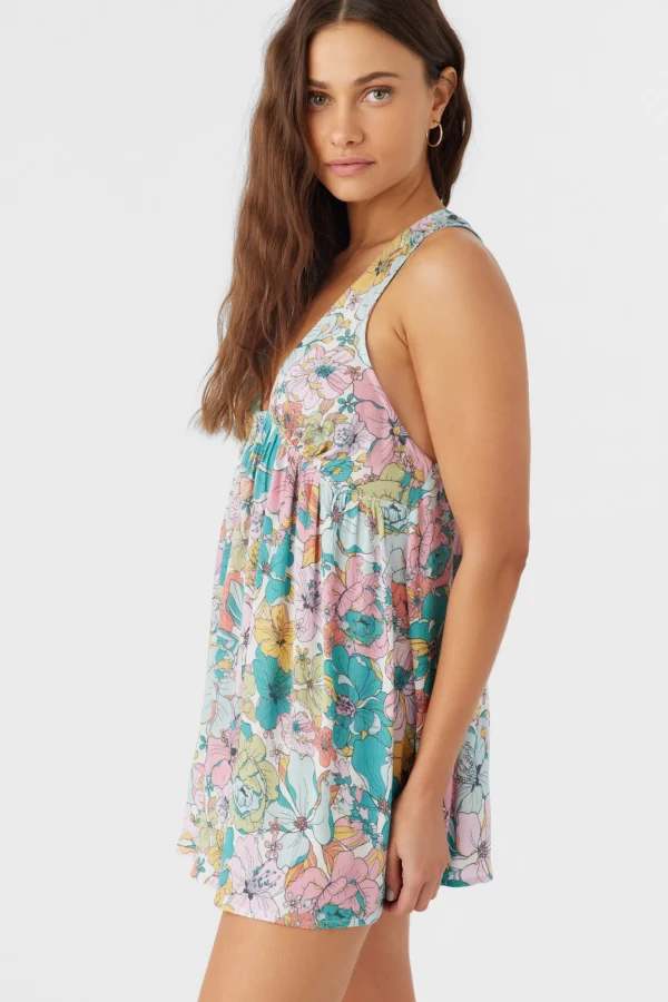 O’Neill Cover-Ups^SARAH JANIS FLORAL COVER-UP TUNIC MULTI CLR