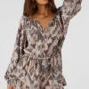 O’Neill Jumpsuits & Rompers^SCARLETTE PALMER PRINT LONG SLEEVE ROMPER CEMENT