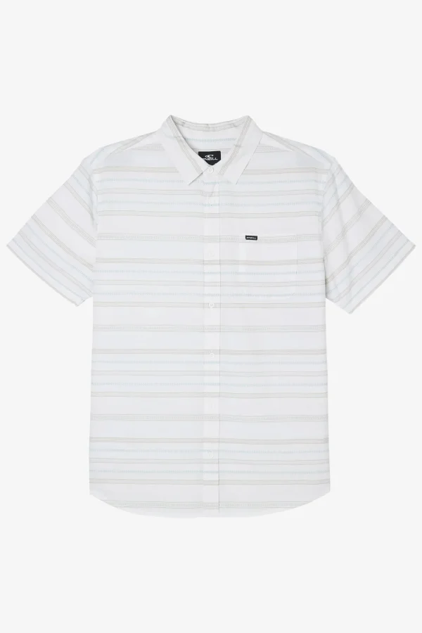 O’Neill Shirts & Flannels^SEAFARING STRIPE STANDARD FIT SHIRT WHITE 2