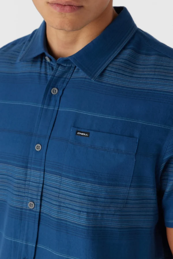 O’Neill Shirts & Flannels^SEAFARING STRIPE STANDARD FIT SHIRT INDIGO