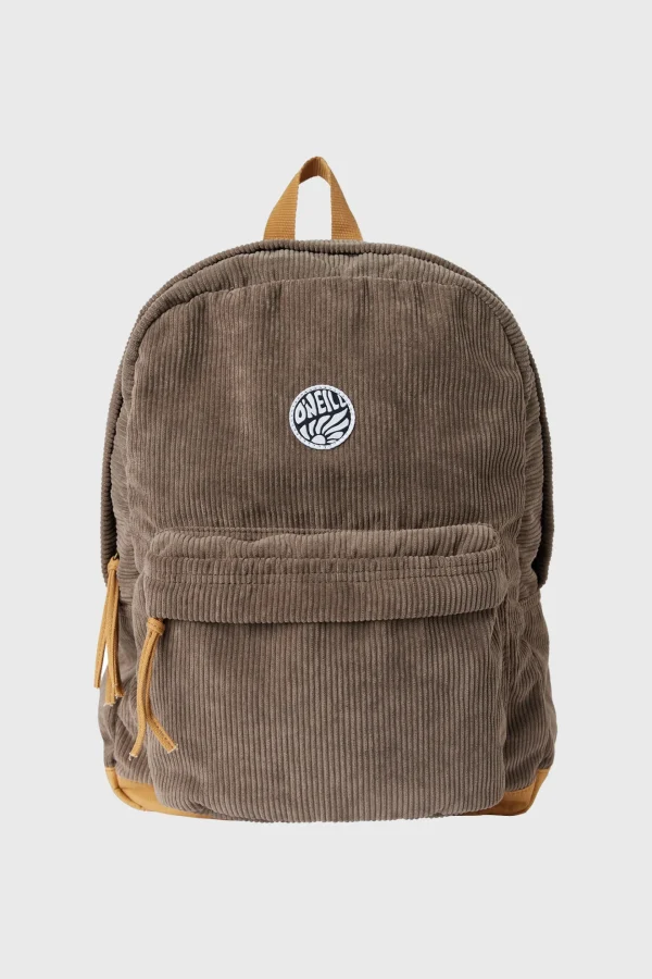 O’Neill Accessories^SHORELINE CORDUROY BACKPACK DEEP TAUPE