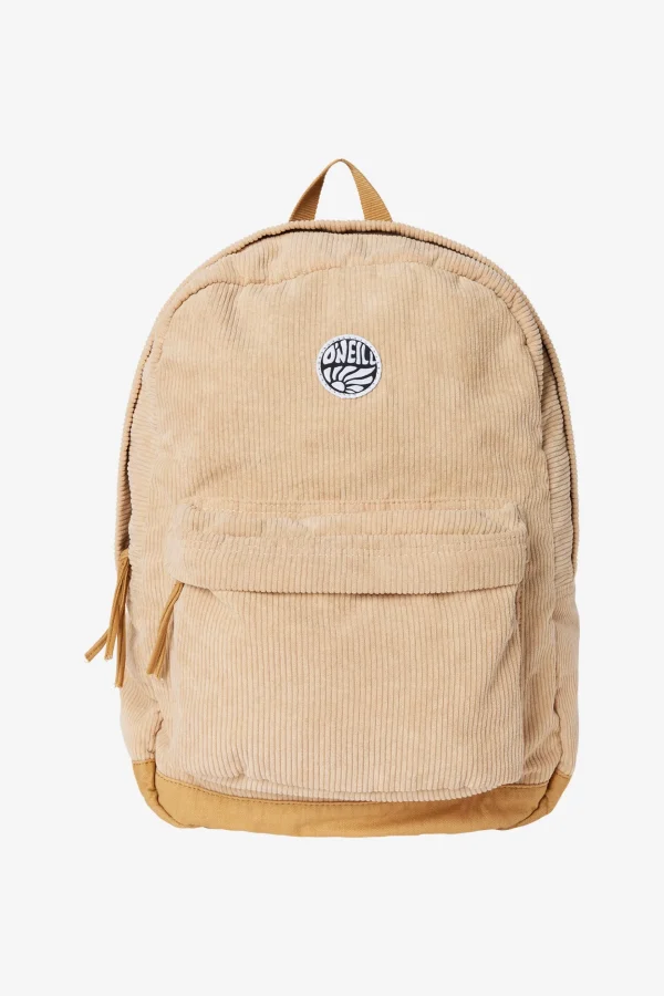 O’Neill Accessories | Bags & Backpacks^SHORELINE CORDUROY BACKPACK TAN