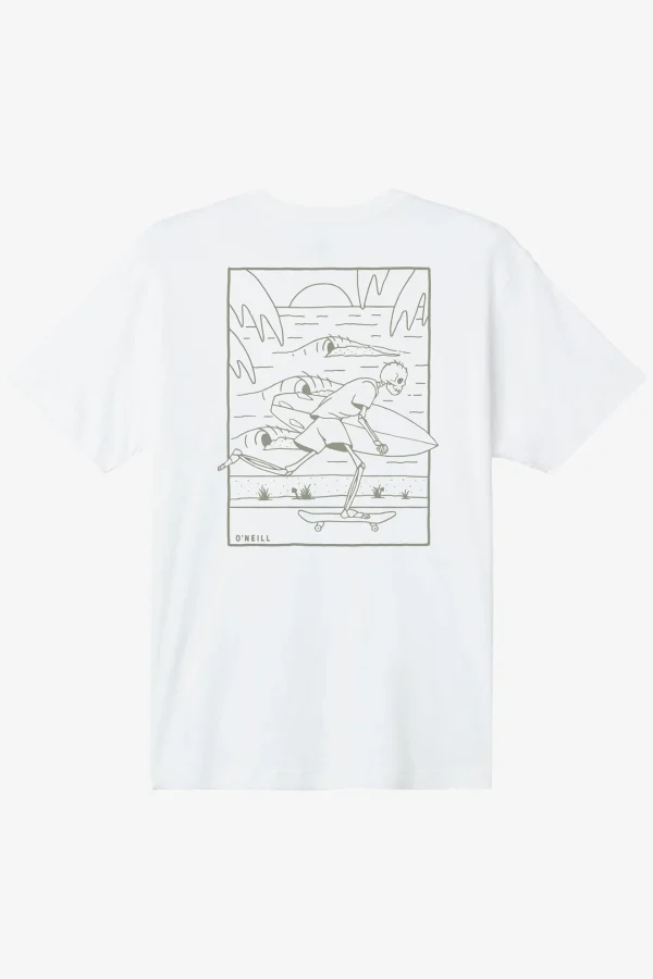 O’Neill Tees^SKATE BONES TEE WHITE