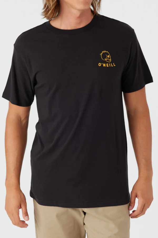 O’Neill Tees^SKATE BONES TEE BLACK