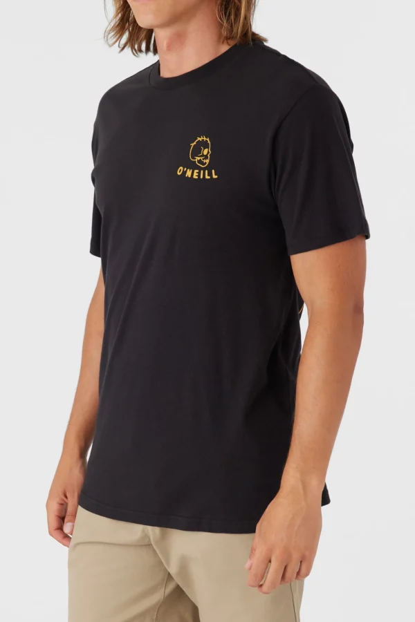 O’Neill Tees^SKATE BONES TEE BLACK