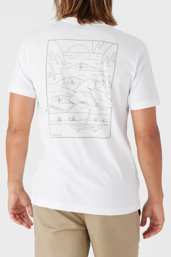 O’Neill Tees^SKATE BONES TEE WHITE