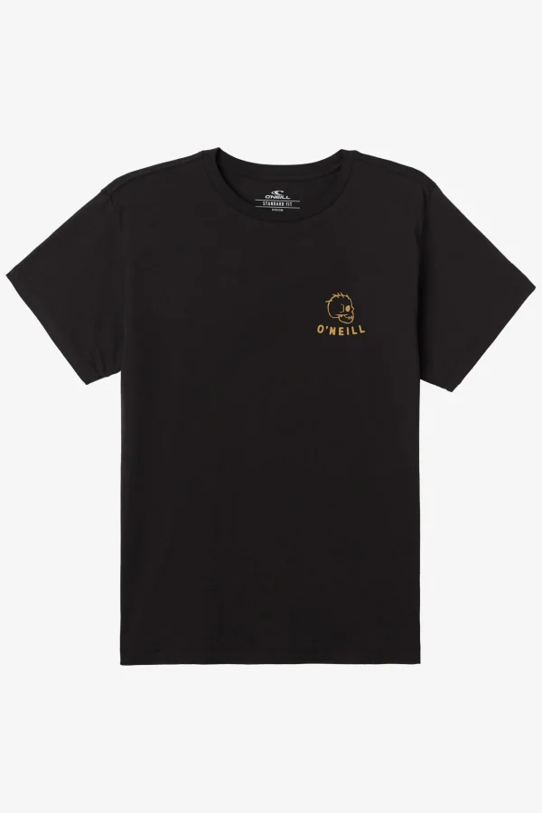 O’Neill Tees^SKATE BONES TEE BLACK