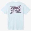 O’Neill Tees^SKEWED TEE SKY BLUE HEATHER