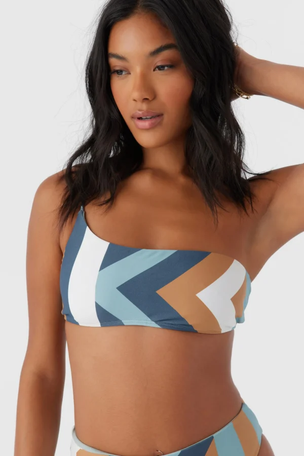 O’Neill Bikini Tops^SOLI GEO SEAL BEACH ONE SHOULDER TOP MULTI CLR