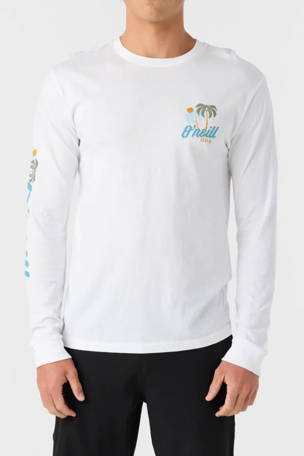 O’Neill Tees^STEADFAST STANDARD FIT LONG SLEEVE TEE WHITE