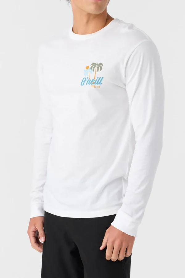 O’Neill Tees^STEADFAST STANDARD FIT LONG SLEEVE TEE WHITE