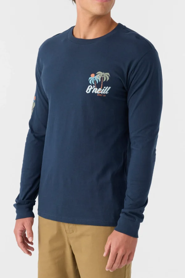 O’Neill Tees^STEADFAST STANDARD FIT LONG SLEEVE TEE NEW NAVY