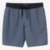 O’Neill Shorts^STOCKTON PRINT ELASTIC WAIST 18" HYBRID SHORTS GREY