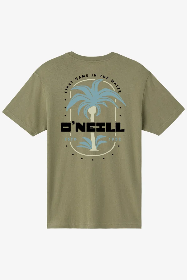 O’Neill Tees^STRAINDS STANDARD FIT TEE DEEP LICHEN GREEN