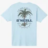 O’Neill Tees^STRAINDS STANDARD FIT TEE SKY BLUE HEATHER