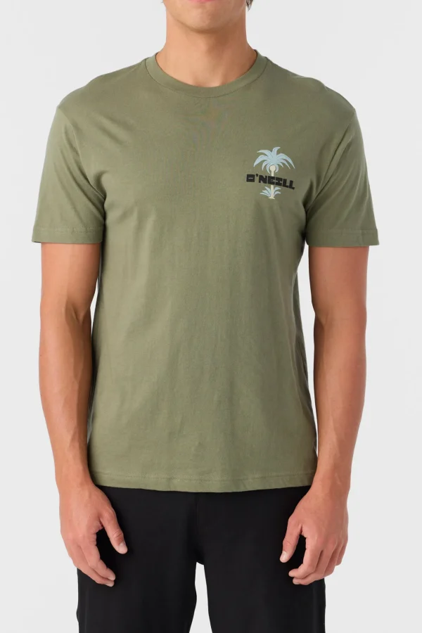 O’Neill Tees^STRAINDS STANDARD FIT TEE DEEP LICHEN GREEN