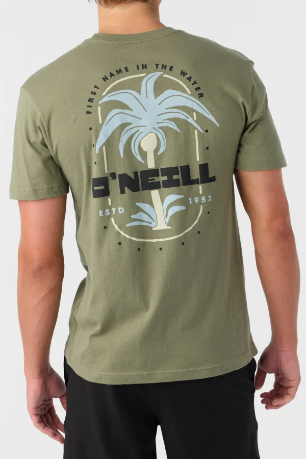 O’Neill Tees^STRAINDS STANDARD FIT TEE DEEP LICHEN GREEN