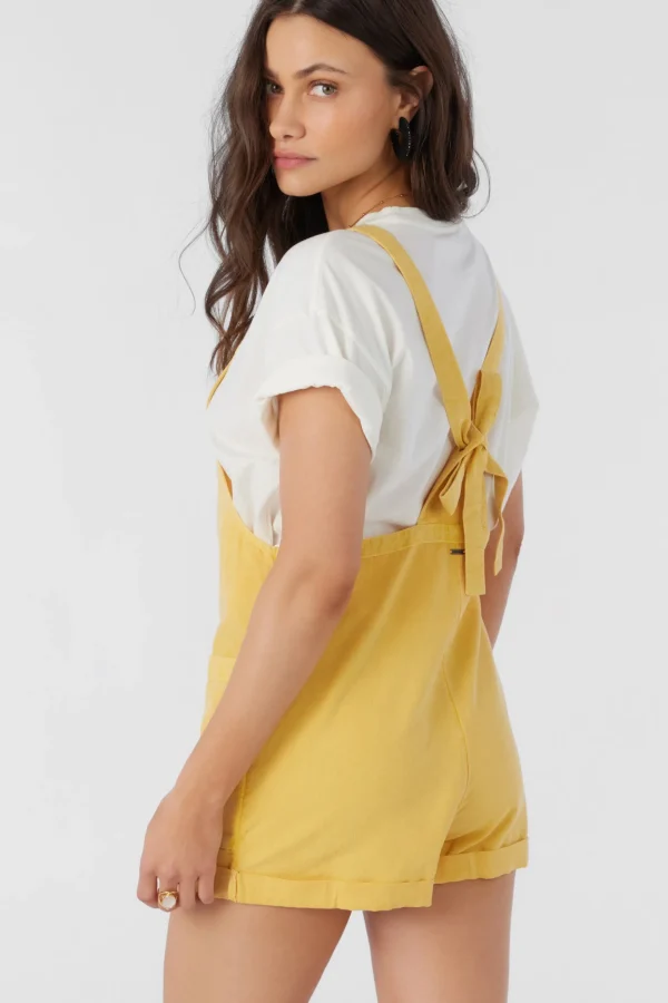 O’Neill Cover-Ups | Jumpsuits & Rompers^SUMMERLIN OVERALL ROMPER MIMOSA