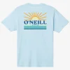 O’Neill Tees^SUN SUPPLY TEE SKY BLUE HEATHER