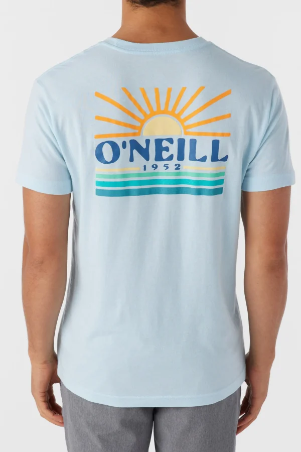 O’Neill Tees^SUN SUPPLY TEE SKY BLUE HEATHER