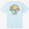 O’Neill Tees^SUNUP STANDARD FIT TEE SKY BLUE HEATHER