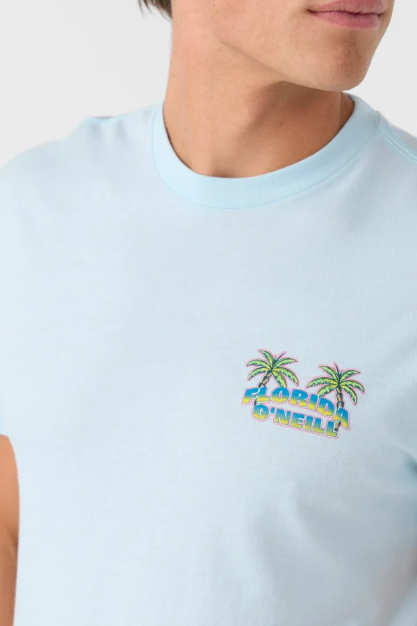 O’Neill Tees^SUNUP STANDARD FIT TEE SKY BLUE HEATHER