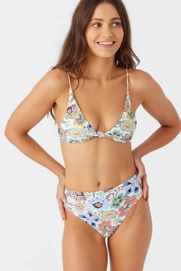 O’Neill D/Dd Cup | Bralette^TALITHA FLORAL PISMO TALL TRI BRALETTE TOP VANILLA