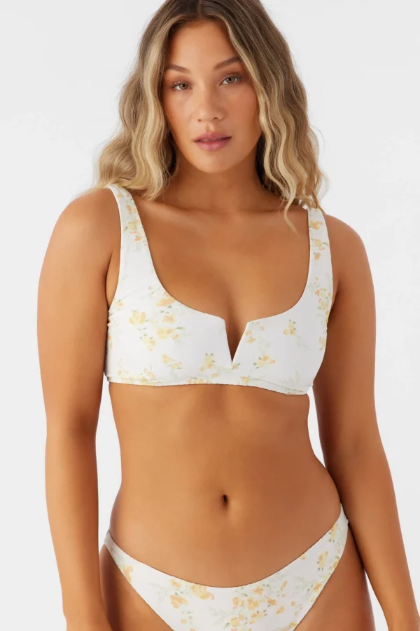 O’Neill D/Dd Cup | Bralette^TATIANNA FLORAL POPOYO V-WIRE BRALETTE TOP VANILLA