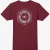 O’Neill Tees^THE HILLS TEE BURGUNDY